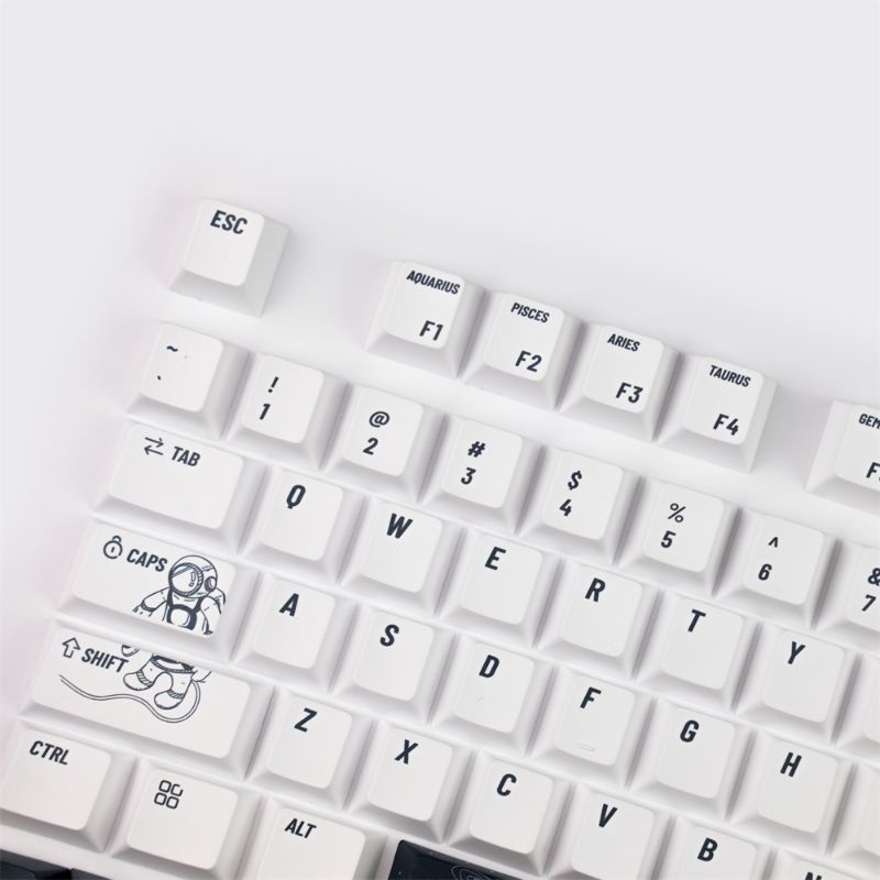 Keycap cherry cho bàn phím cơ Outer Space 127 nút - tặng kèm keypuller