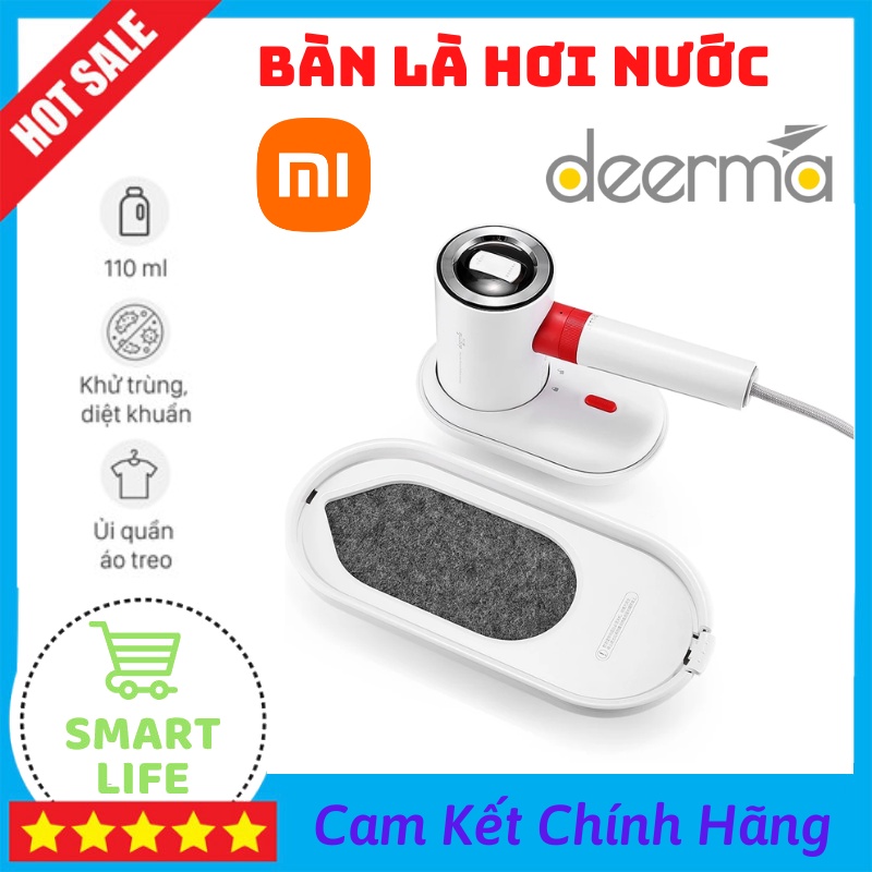 Bàn Là Hơi Nước Xiaomi Deerma HS200 Bàn Là Quần Áo Với 5 Lỗ Phun Hơi Lớn Thích Ứng Vợi Loại Vải Tiện Dụng
