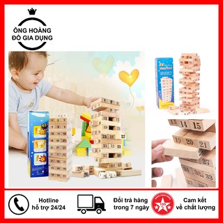 Bộ chơi rút gỗ loại to - gỗ thông