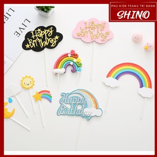 Topper/Que cắm bảng chữ HPBD