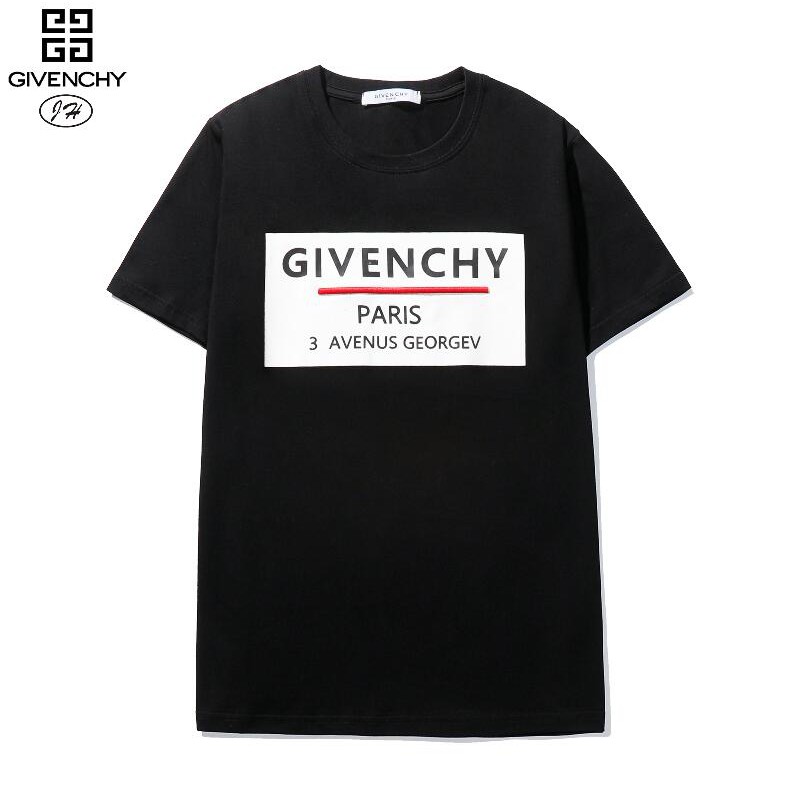 Áo Thun Cotton Ngắn Tay In Chữ Givenchy Thời Trang Cho Nam Và Nữ