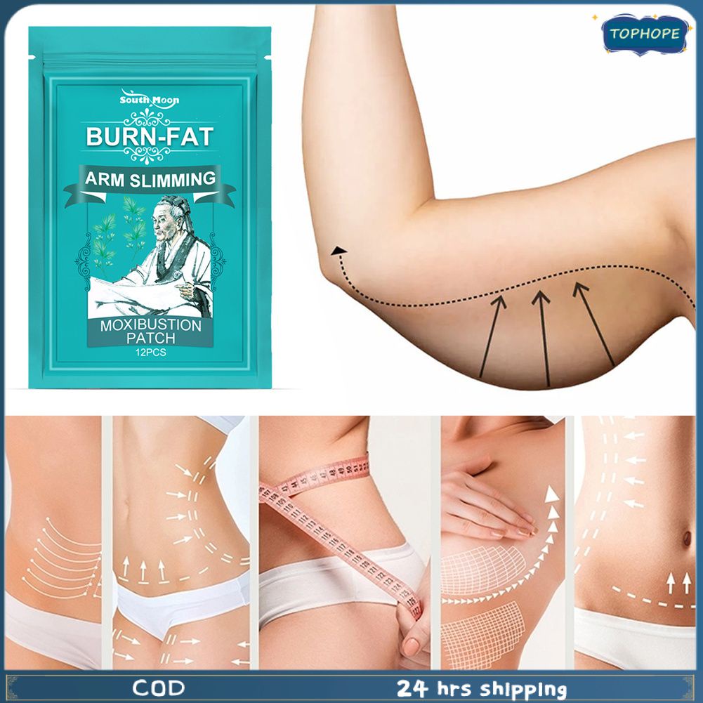 12 Miếng dán giảm béo cánh tay moxibustion ANNIES hỗ trợ làm nóng đốt mỡ thừa