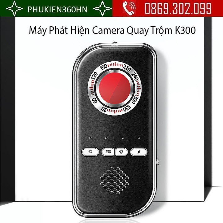 Máy Dò Camera Quay Trộm, Còi Báo Động Chống Trộm, Dò Tiền Giấy Cao Cấp K300 - Dò Camera K300