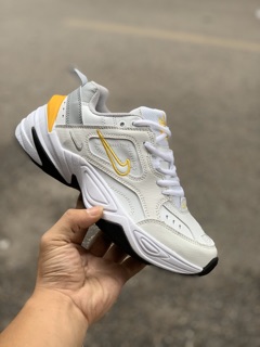 < FLASH SALE > VIDEO + ẢNH THẬT > GIÀY SNEAKER M2k Vàng Trắng