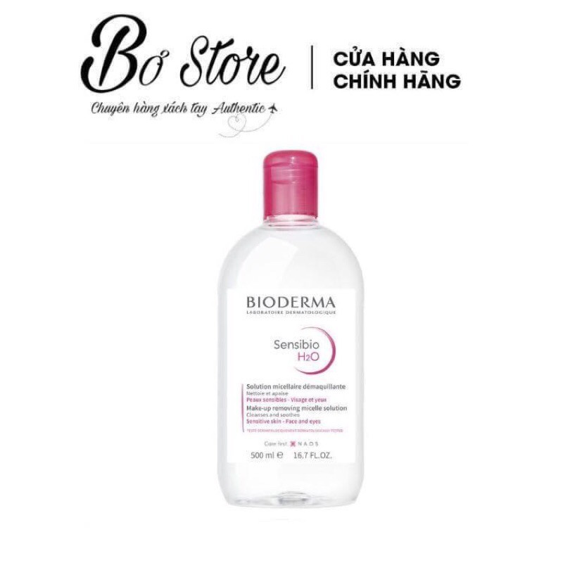 [NỘI ĐỊA PHÁP] Tẩy Trang Bioderma 500ml (mẫu mới)