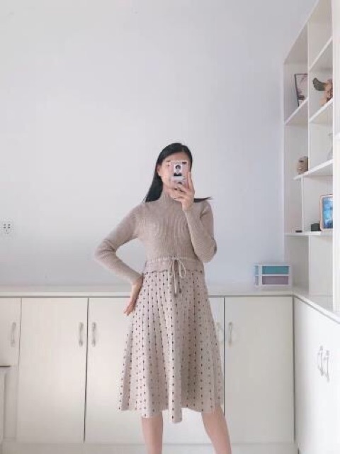 váy len chấm bi hàng nhập quảng trực tiếp quảng châu | BigBuy360 - bigbuy360.vn