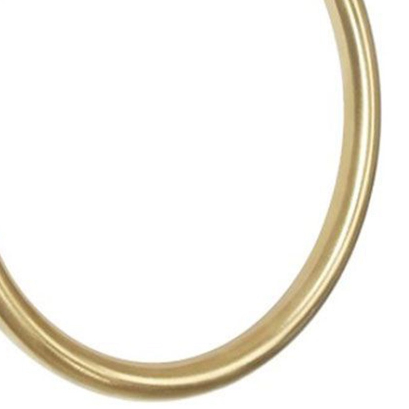 Giá Đỡ Khăn Tắm / Treo Khăn Bằng Thép Không Gỉ Hình Tròn Màu Vàng Kim Tiện Dụng Cho Nhà Bếp / Phòng Tắm