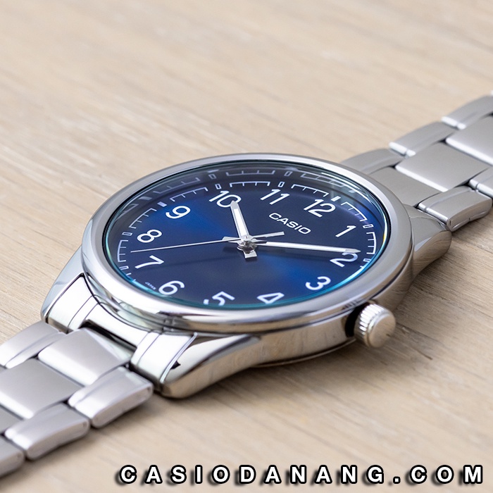 Đồng hồ nam dây kim loại Casio chính hãng Anh Khuê MTP-V005D-2B4UDF (40mm)