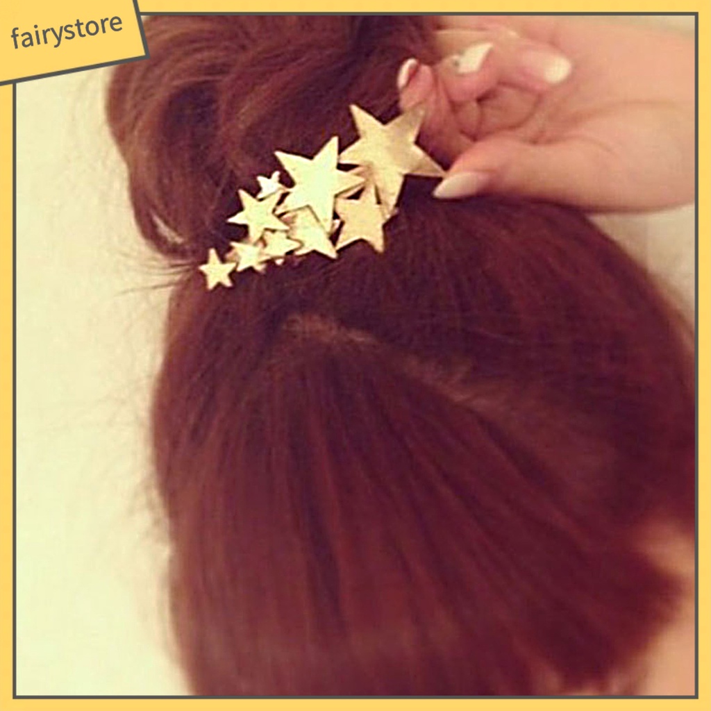 Kẹp Tóc Hình Ngôi Sao Bằng Hợp Kim Ngọt Ngào
