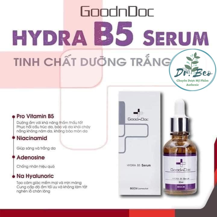 [CHÍNH HÃNG 100%] SERUM B5 GOODNDOC, SERUM DƯỠNG ẨM, PHỤC HỒI DA, CHỐNG LÃO HÓA | BigBuy360 - bigbuy360.vn