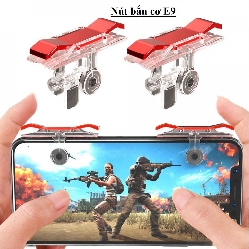 [DUY NHẤT] Bộ 2 Nút Bấm Chơi Game PUBG Dòng C9 Hỗ Trợ Chơi Pubg Mobile, Ros Mobile