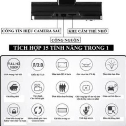 Camera hành trình ô tô 3 mắt X005 4 inch fullHD 1080p,camera sau chống nước-BM31 - BẢO HÀNH 6 THÁNG 🔥FREE SHIP🔥 | BigBuy360 - bigbuy360.vn