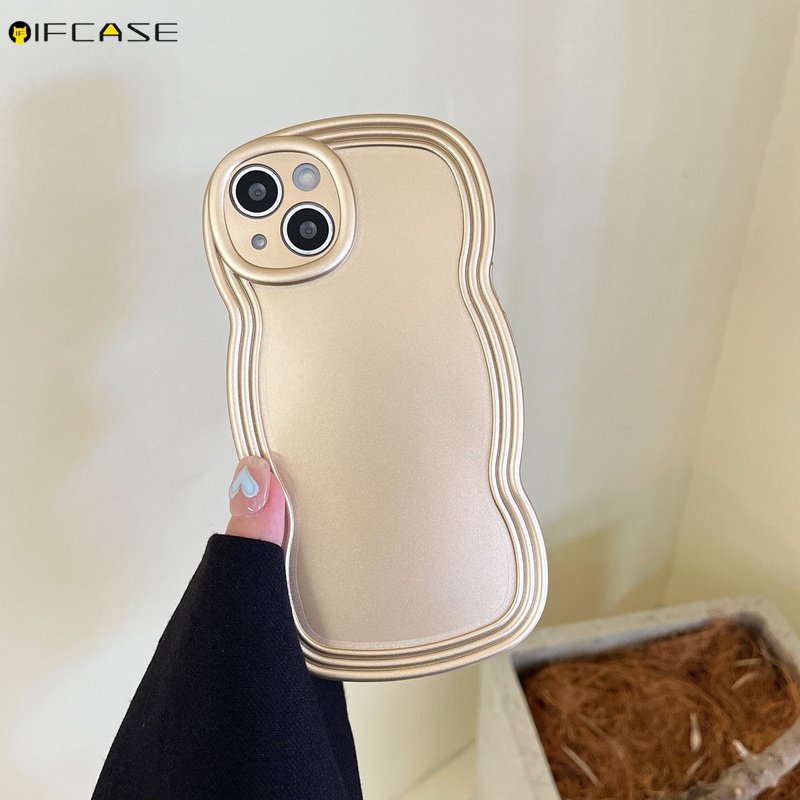 Ốp Điện Thoại Mềm Chống Sốc Màu Laser Vàng Hồng Cho iPhone 13 12 11 Pro Max XS Max XR X
