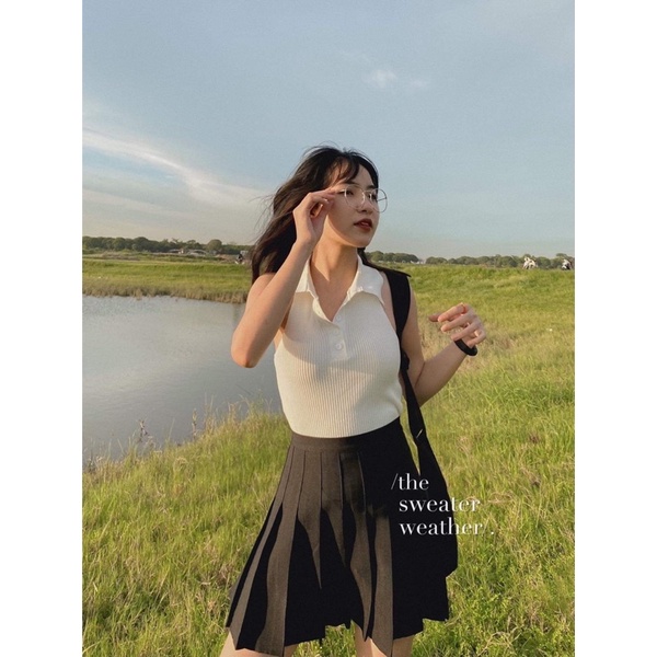 [Mã SKAMCLU7 giảm 10% tối đa 50K đơn 0Đ] Áo ba lỗ cổ polo ( Ảnh thật ) | BigBuy360 - bigbuy360.vn