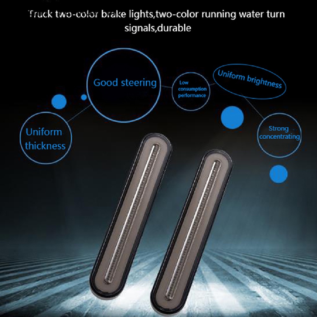 Đèn LED Phanh 12-24V 3 Trong 1 Màu Neon Chuyên Dụng Cho Xe Tải