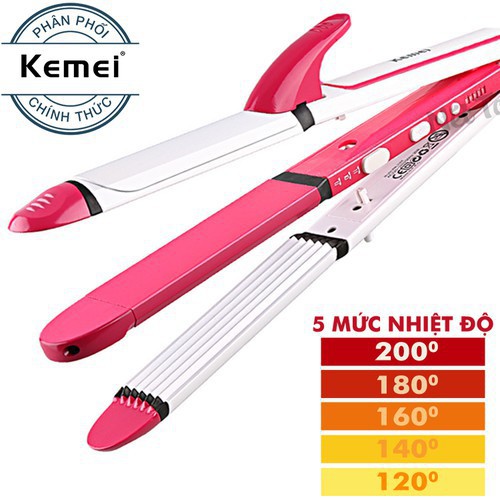  Máy tạo kiểu tóc 3in1 điều chỉnh nhiệt độ KEMEI 3304 - Hàng nhập khẩu | Squishyvui  IBTS so