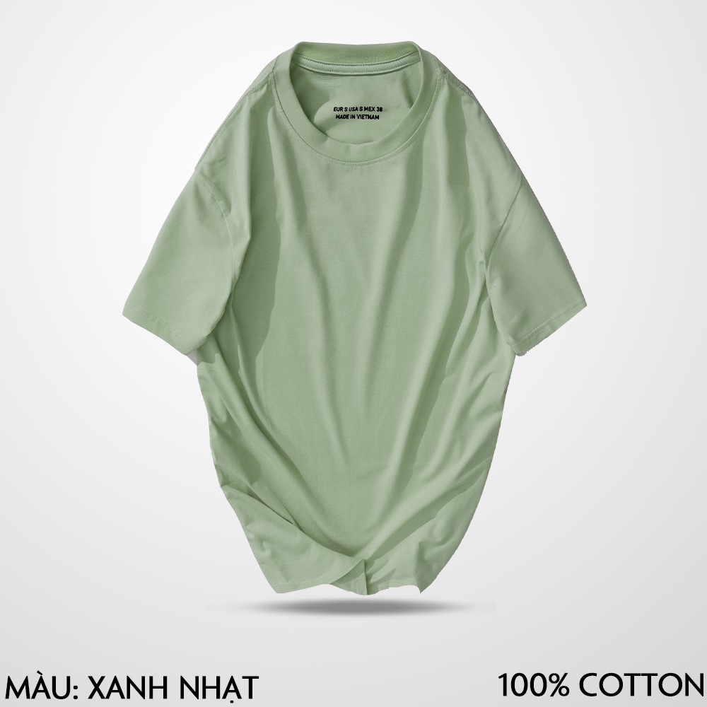 Áo Thun Nam Kboy Shop Áo Phông trơn Tay Ngắn Basic Unisex 100% Cotton Đẹp Co Giãn, Dáng Suông - AT01
