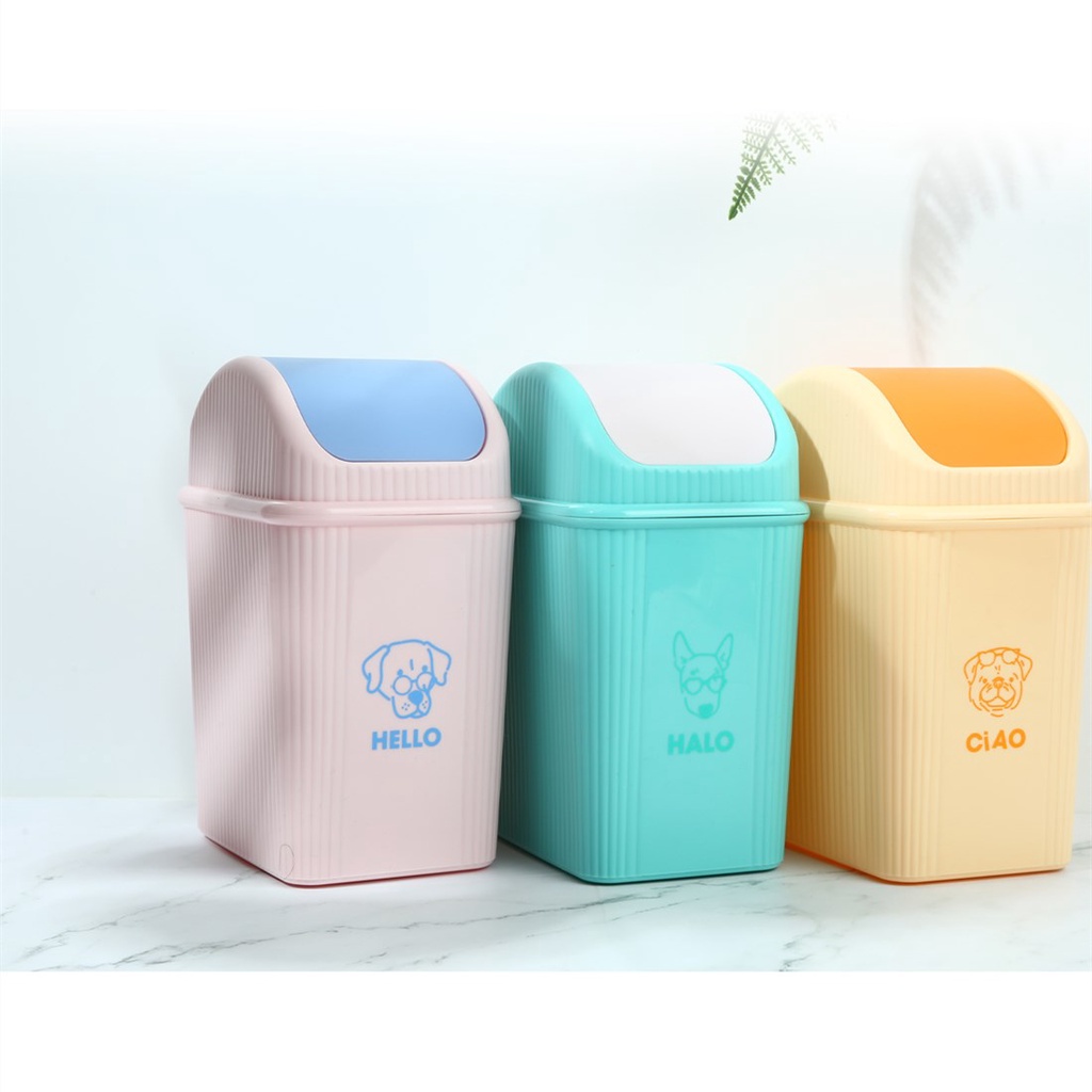 [Mã LIFECPMALL giảm 12% đơn 250K] Thùng rác để bàn Miniso