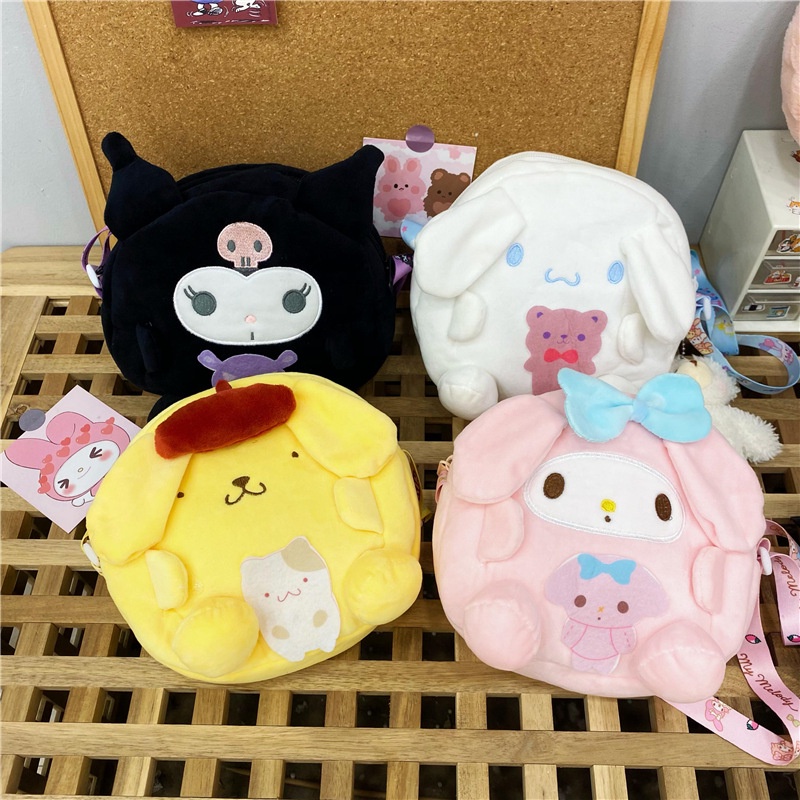 Túi Xách Hình Cinnamoroll Melody Kuromi Dễ Thương Cho Mẹ Và Bé