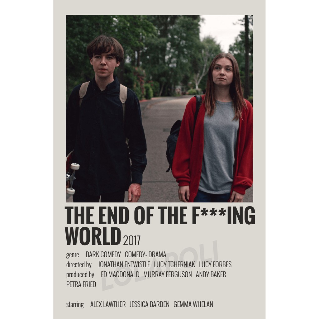 Tấm áp phích in hình The End of The Fxxxing World TV Show Series