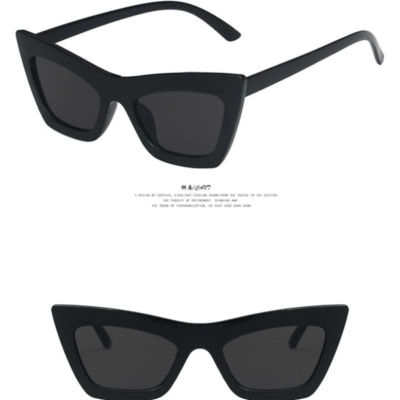 Kính mát kiểu dáng mắt mèo phong cách retro cho nữ