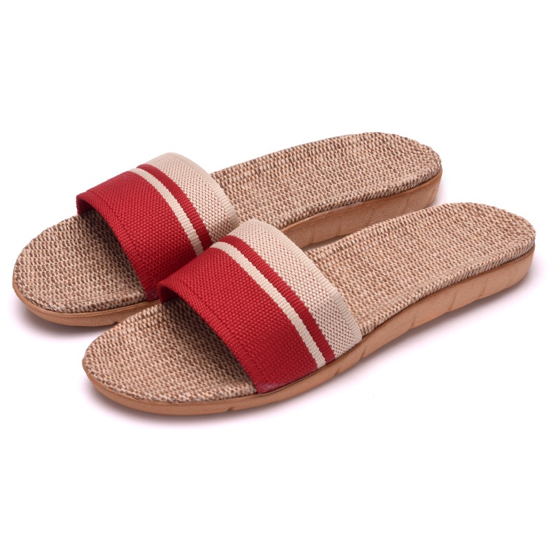 Dép Cói Nữ Họa Tiết Thổ Cẩm Đi Biển Siêu Xinh SP57