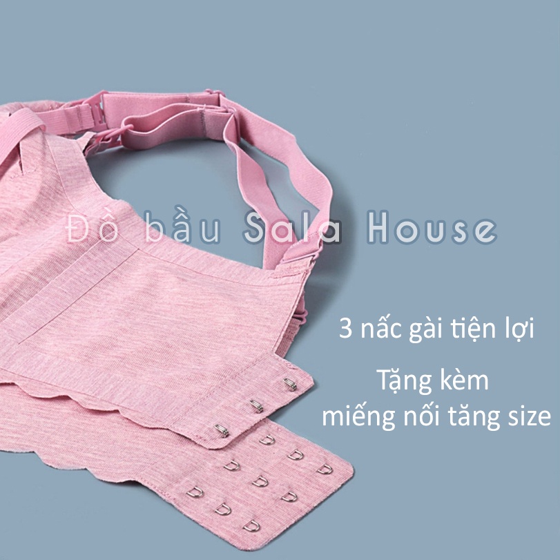 Áo lót bầu sau sinh | Áo ngực cho con bú chống chảy xệ EnjoyPreg vải Modal Siêu Mềm Mịn - Đồ bầu SalaHouse