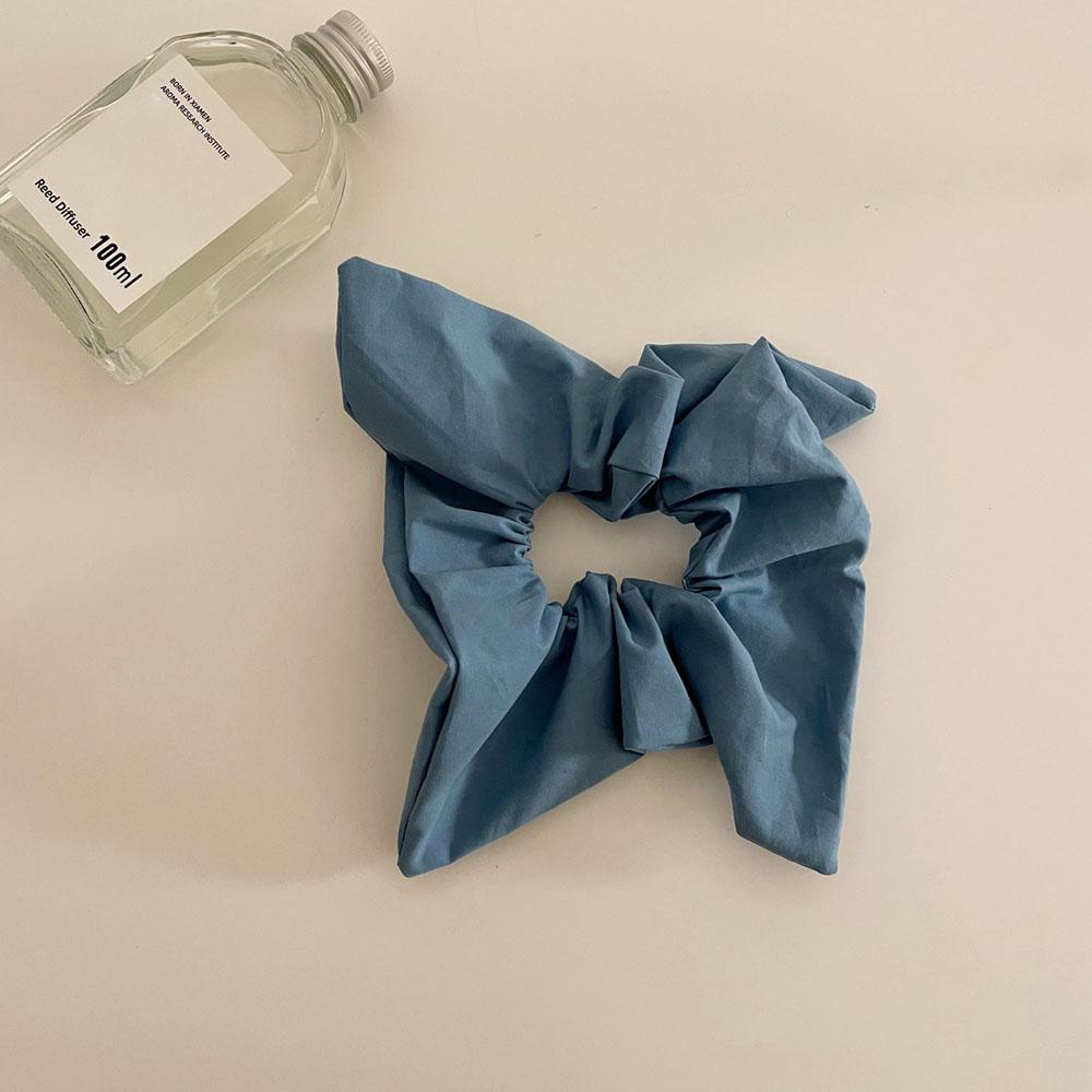 Dây Cột Tóc Co Giãn Màu Sắc Tinh Khiết Cỡ Lớn Thời Trang Cho Nữ