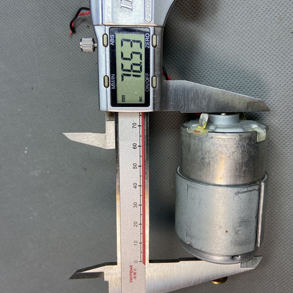 Động cơ chổi than. Motor Puli Vàng. 12V - 24V Tua khỏe và êm, Made in Japan