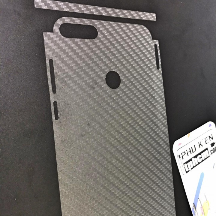 Dán mặt lưng Carbon Huawei Y7 Prime