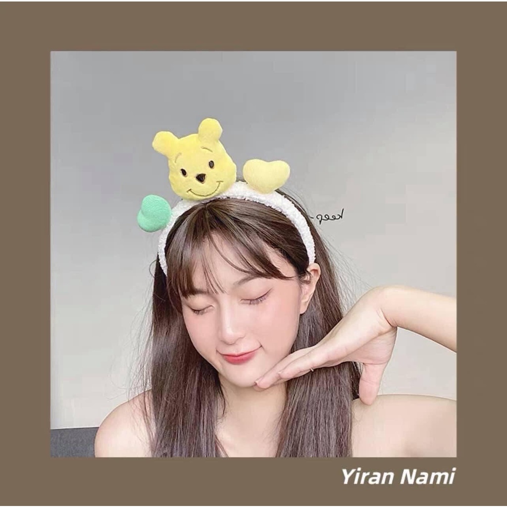 Cài tóc Voi và gấu Pooh