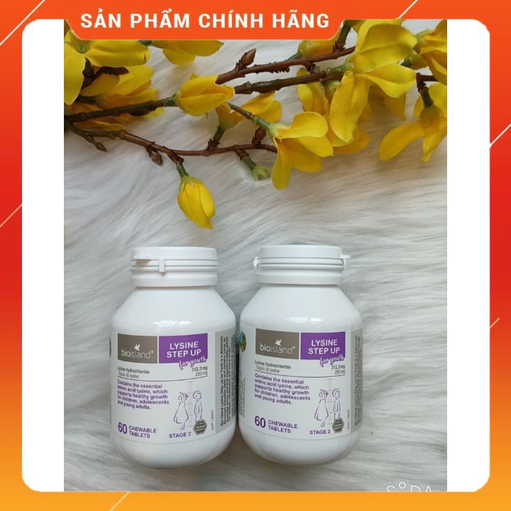 Bio island lysine cho bé Úc hỗ trợ tăng chiều cao từ 6 đến 24 tuổi 𝐍𝐄𝐖 thuốc tăng chiều cao lysin mẫu mới Bom.shop