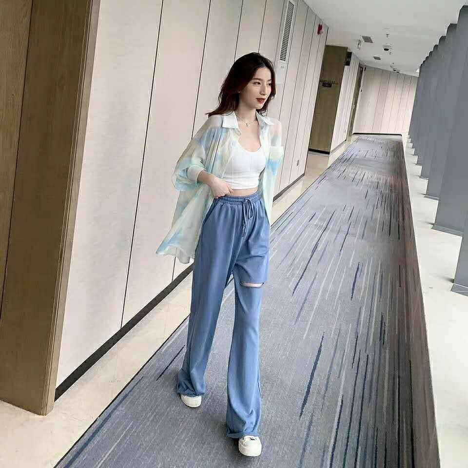 Áo Khoác Cardigan Chiffon Mỏng Tay Dài Dáng Rộng Nhiều Màu Sắc Phong Cách Hàn Quốc Thời Trang Mùa Hè Dành Cho Nữ