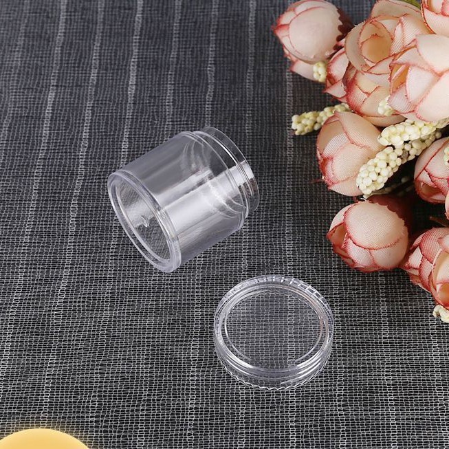 Hủ Đựng Kem ❤ GIÁ RẺ NHẤT ❤ Hủ nhựa chiết mỹ phẩm 10g thân cao đựng kem , phụ kiện du lịch