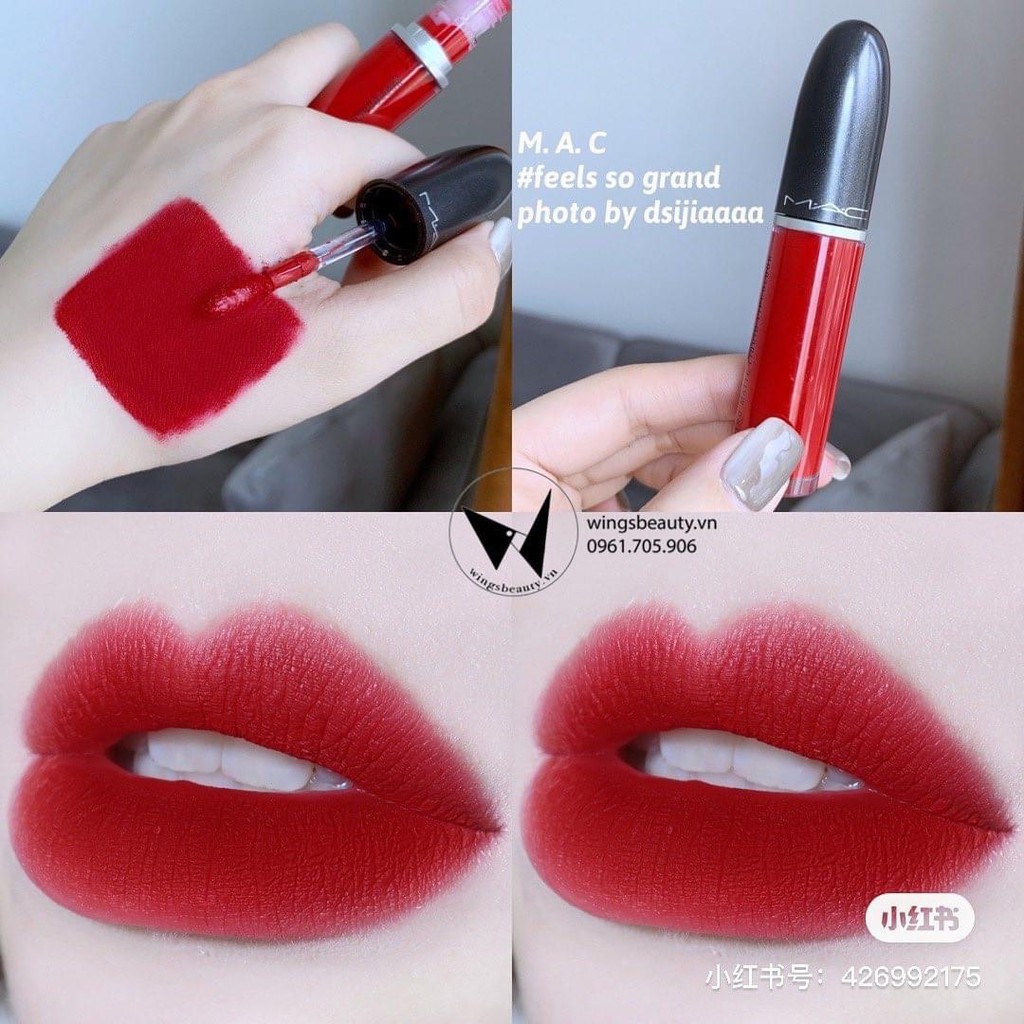 MAC - Son kem siêu lì Retro Matte Liquid Lipstick