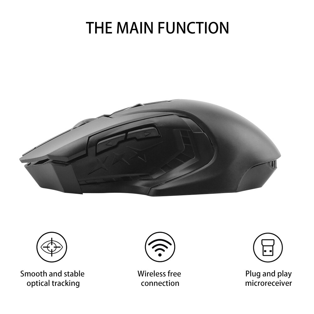 Chuột Không Dây CHUYI 2.4Ghz USB 1000-1200-1600 DPI
