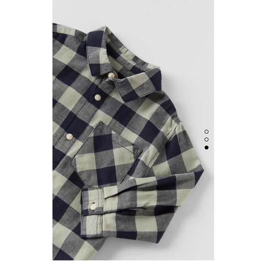 Áo sơ mi kẻ Zara bé trai săn sale