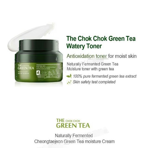 Kem dưỡng Tonymoly The Chok Chok Green Tea Watery Cream 60ml (date 8/11/2021)