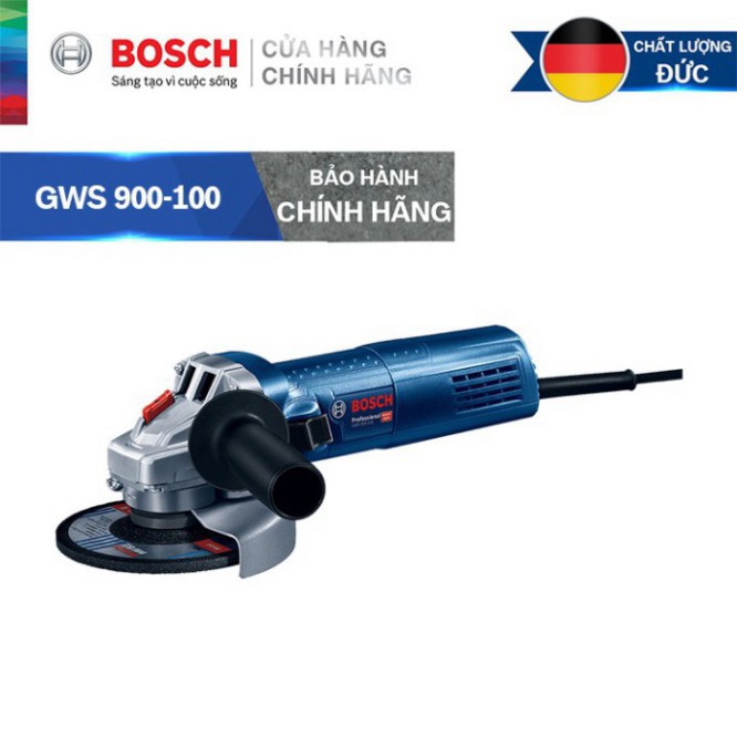 [HÀNG CHÍNH HÃNG] Máy Mài Góc Bosch GWS 900-100 (Hộp Giấy) , Giá Cạnh Tranh, Chất Lượng Hàng Đầu