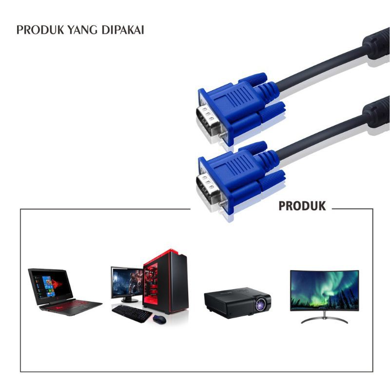 Cáp Chuyển Đổi Vga Sang Vga Dài 1m