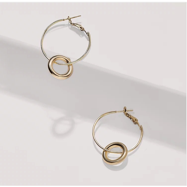 Khuyên tai nữ Olivia earrings mạ vàng - Athea