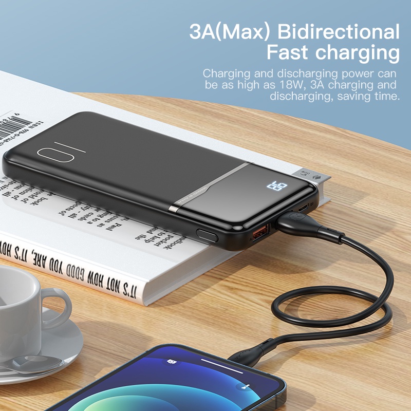 Sạc dự phòng KUULAA Kl-Yd01 10000mah hai cổng dành cho Huawei Samsung Samsung Xiaomi