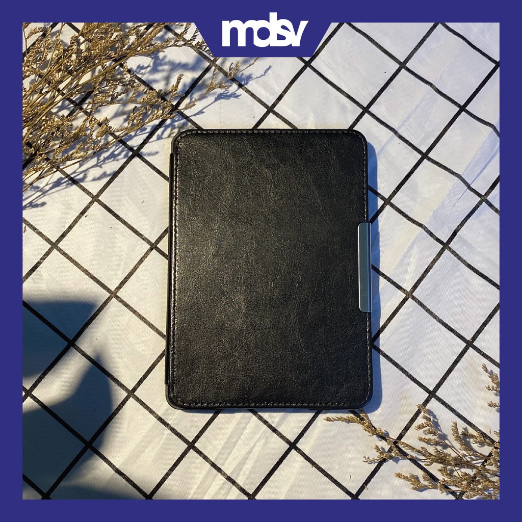 Bao da Cover cho máy đọc sách Kindle paperwhite 1,2,3 có ĐAI XỎ NGÓN  có khả năng tự động tắt mở màn hình