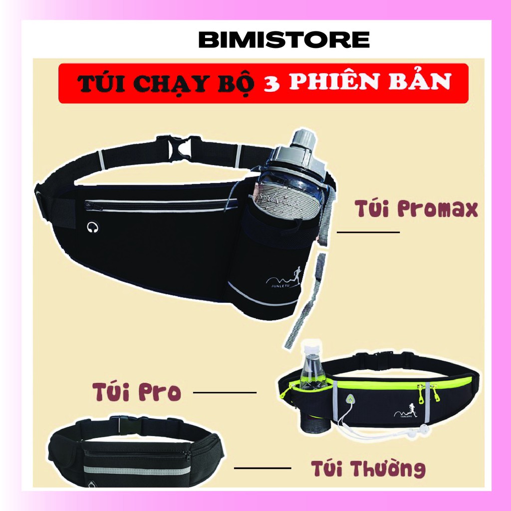 Túi đeo chạy bộ chống nước, túi chạy bộ đeo hông, đai chạy bộ đựng điện thoại Bimistore C2003