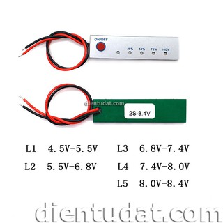 Mạch Báo Dung Lượng 2 Cell Pin