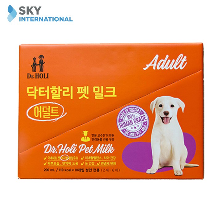 Sữa tươi dinh dưỡng cho chó trưởng thành - Dr.Holi Pet Milk Adult