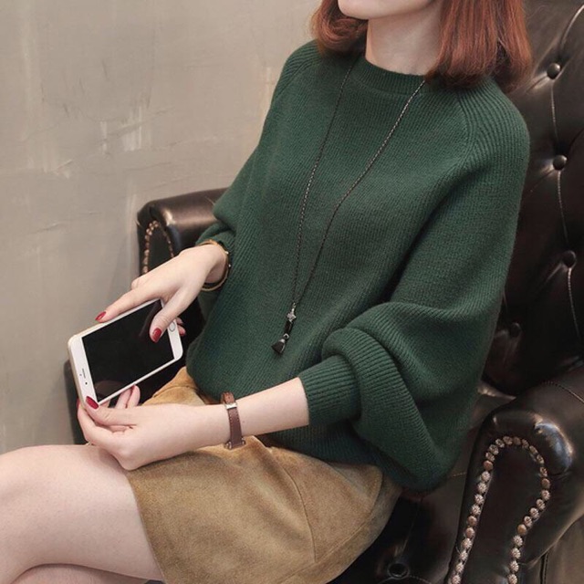 BÁN SỈ ÁO LEN CÁNH DƠI 4 MÀU CHO NỮ | BigBuy360 - bigbuy360.vn