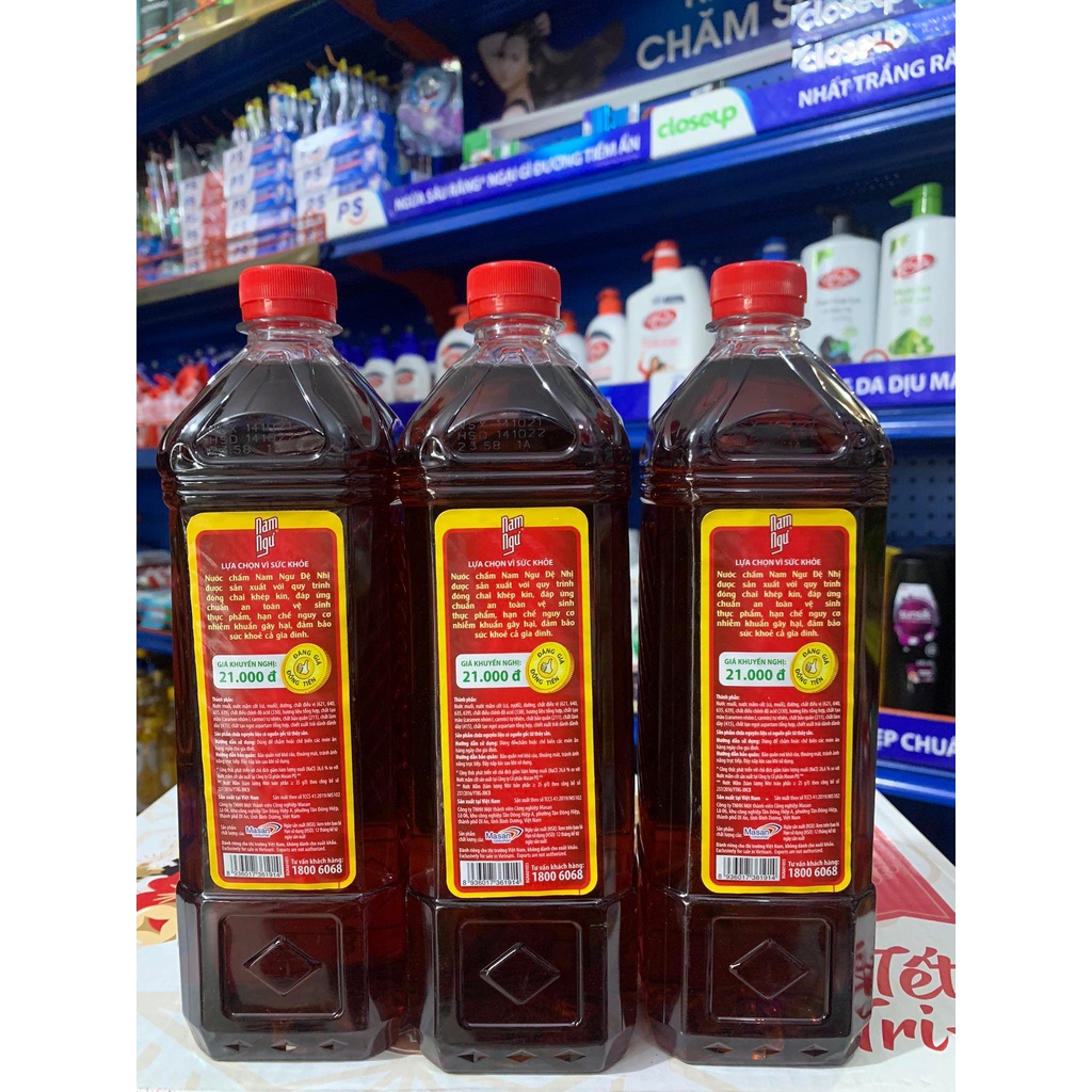 Nước mắm Nam Ngư đệ nhị giảm mặn chai 900ml