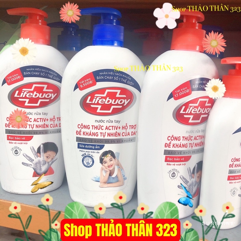 ❤Nước Rửa Tay LIFEBUOY BẢO VỆ VƯỢT TRỘI ĐIỂM 10