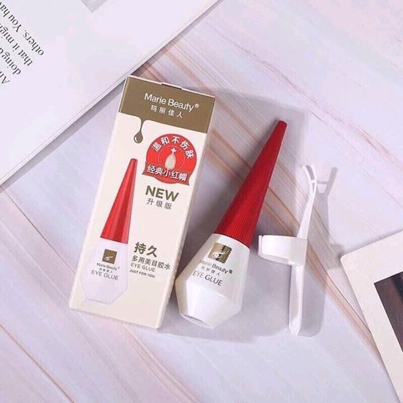 Keo Dán Mi Nắp Đỏ EYE CREAM Chuyên Dụng Cho Tất Cả Các Loại Mi Mắt Bride Care